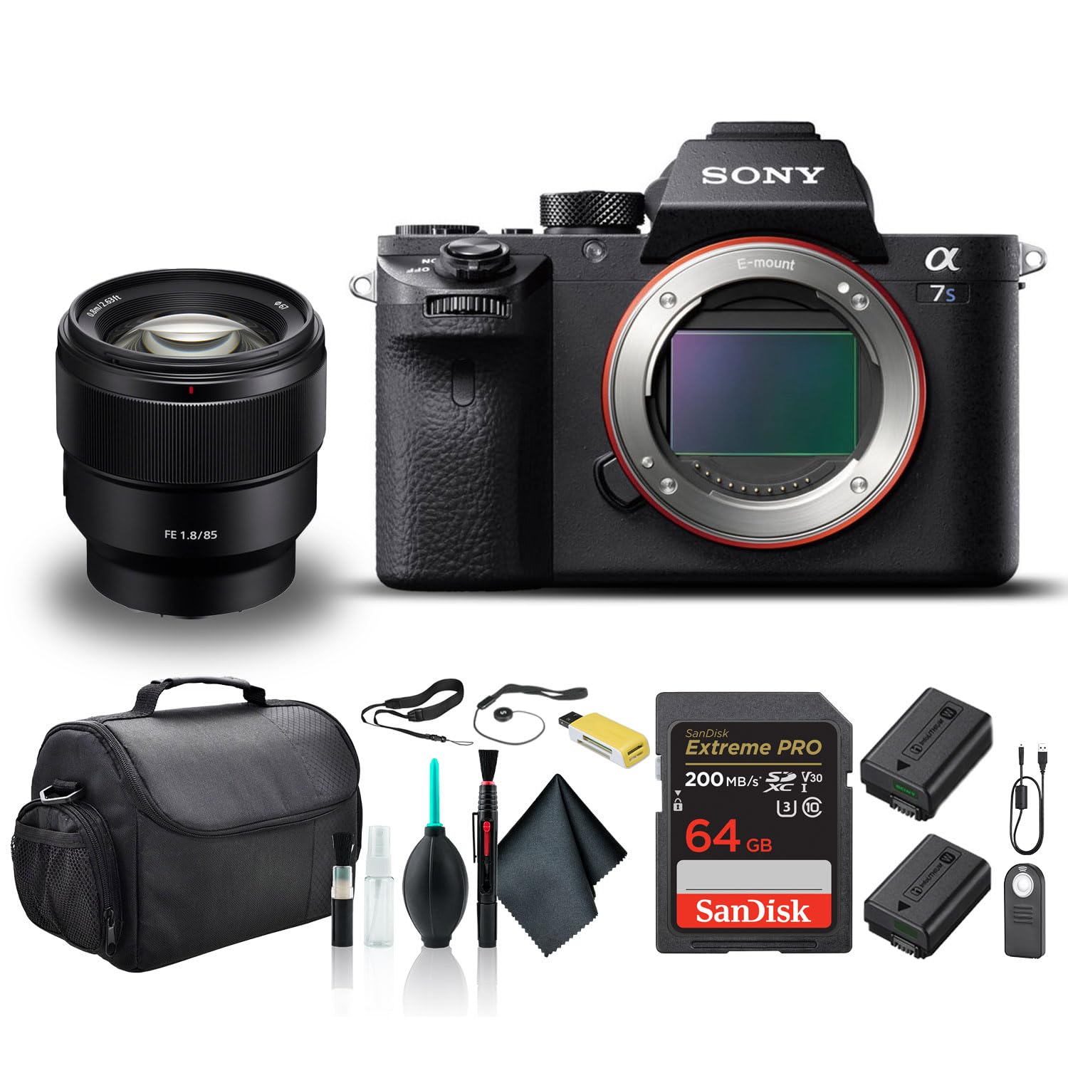 SONY - SONY ILCE−7SM2 ILCE-7SM2 a7s2 α7S II E-mount Camera with Full-Frame Sensor | ILCE-7SM2
